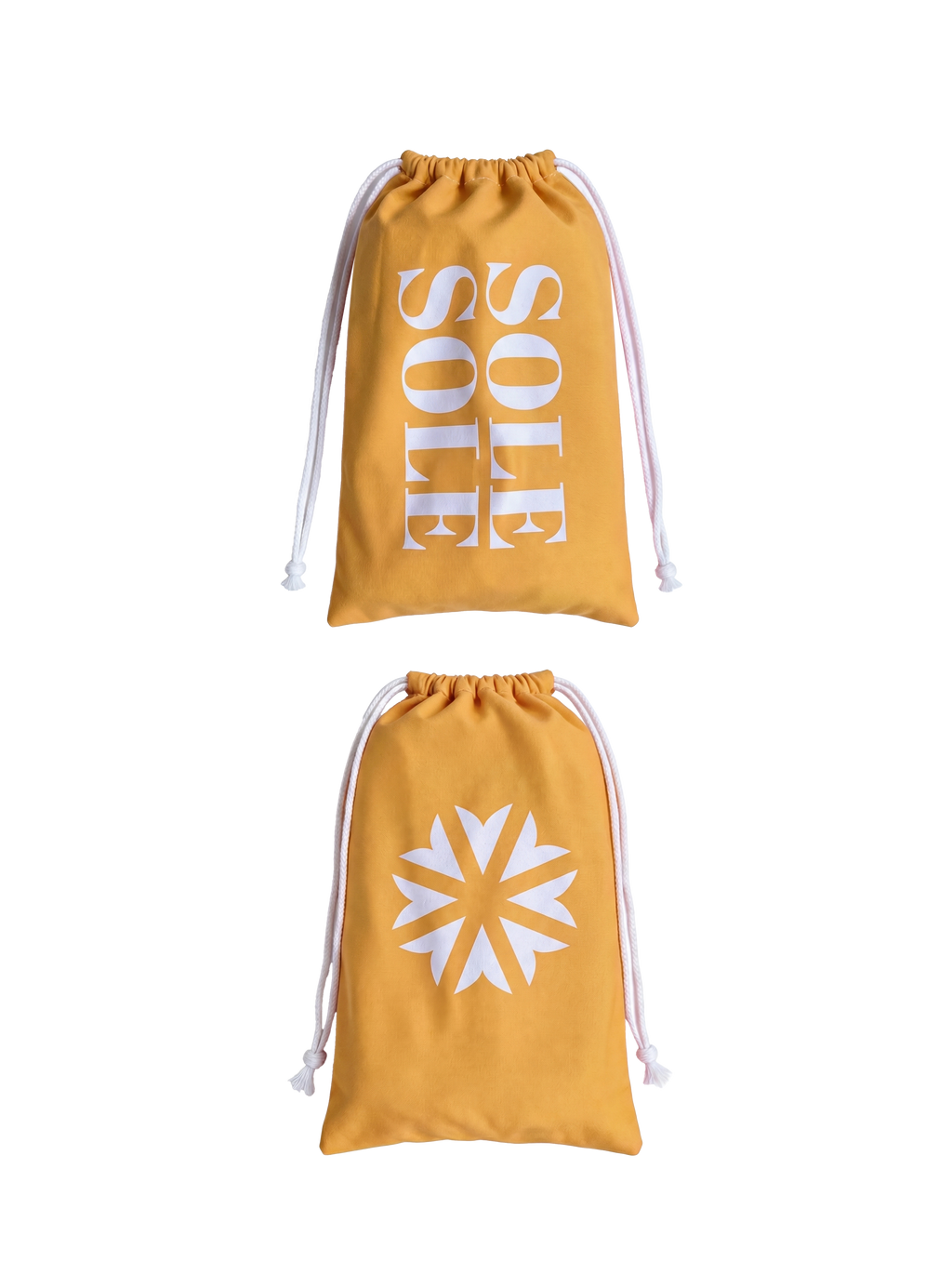 Compact travel bag for the ultra-light, paper-thin Capri Travel Towel made from recycled materials