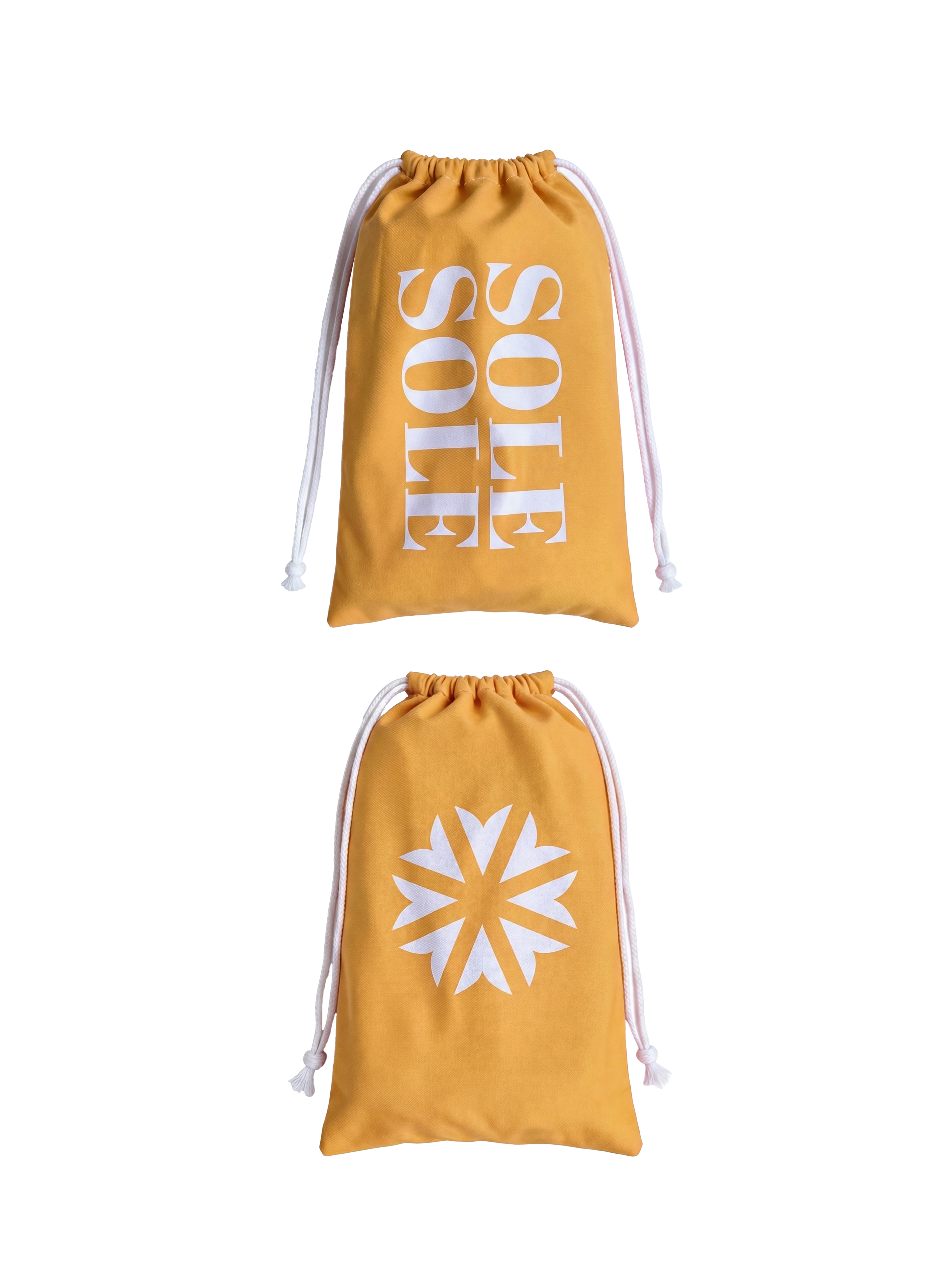 Compact travel bag for the ultra-light, paper-thin Capri Travel Towel made from recycled materials