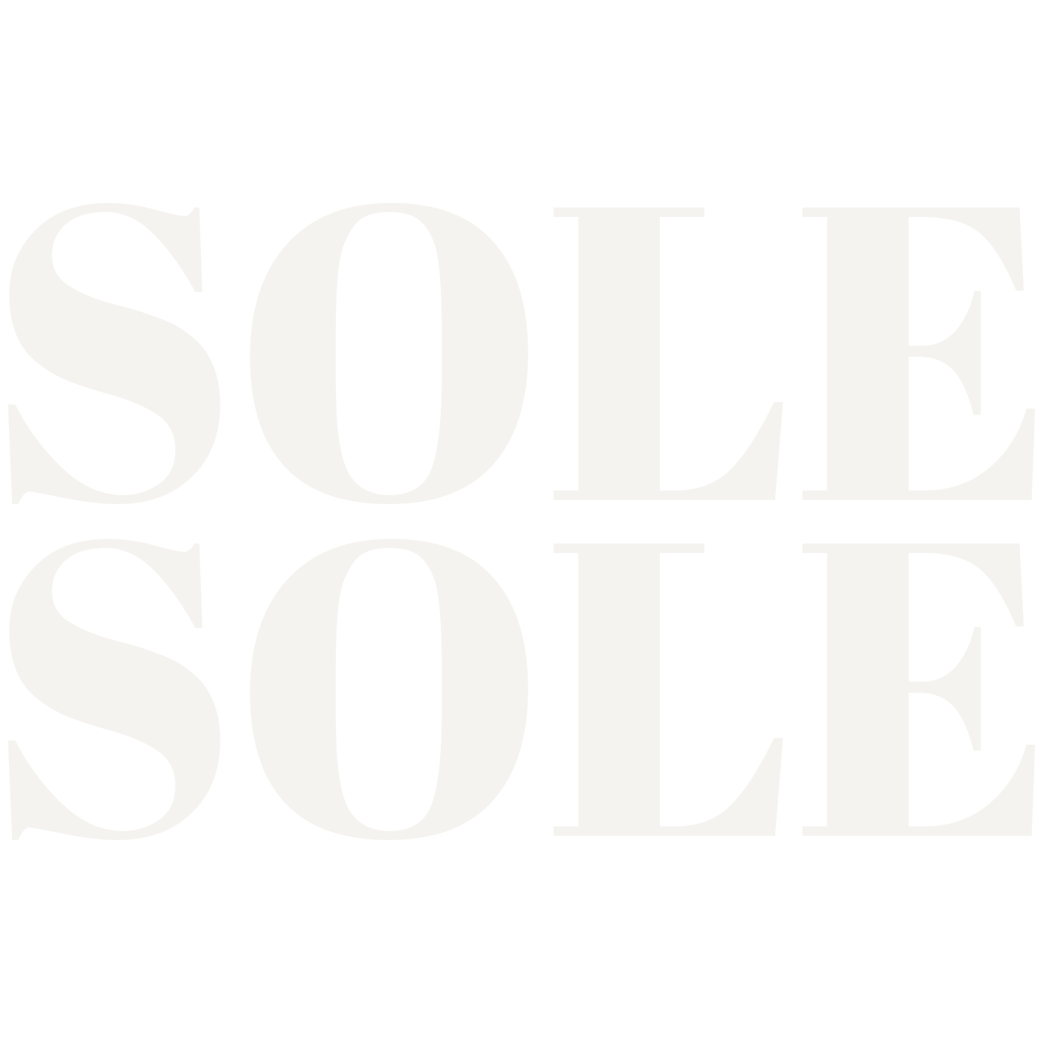 SOLE SOLE
