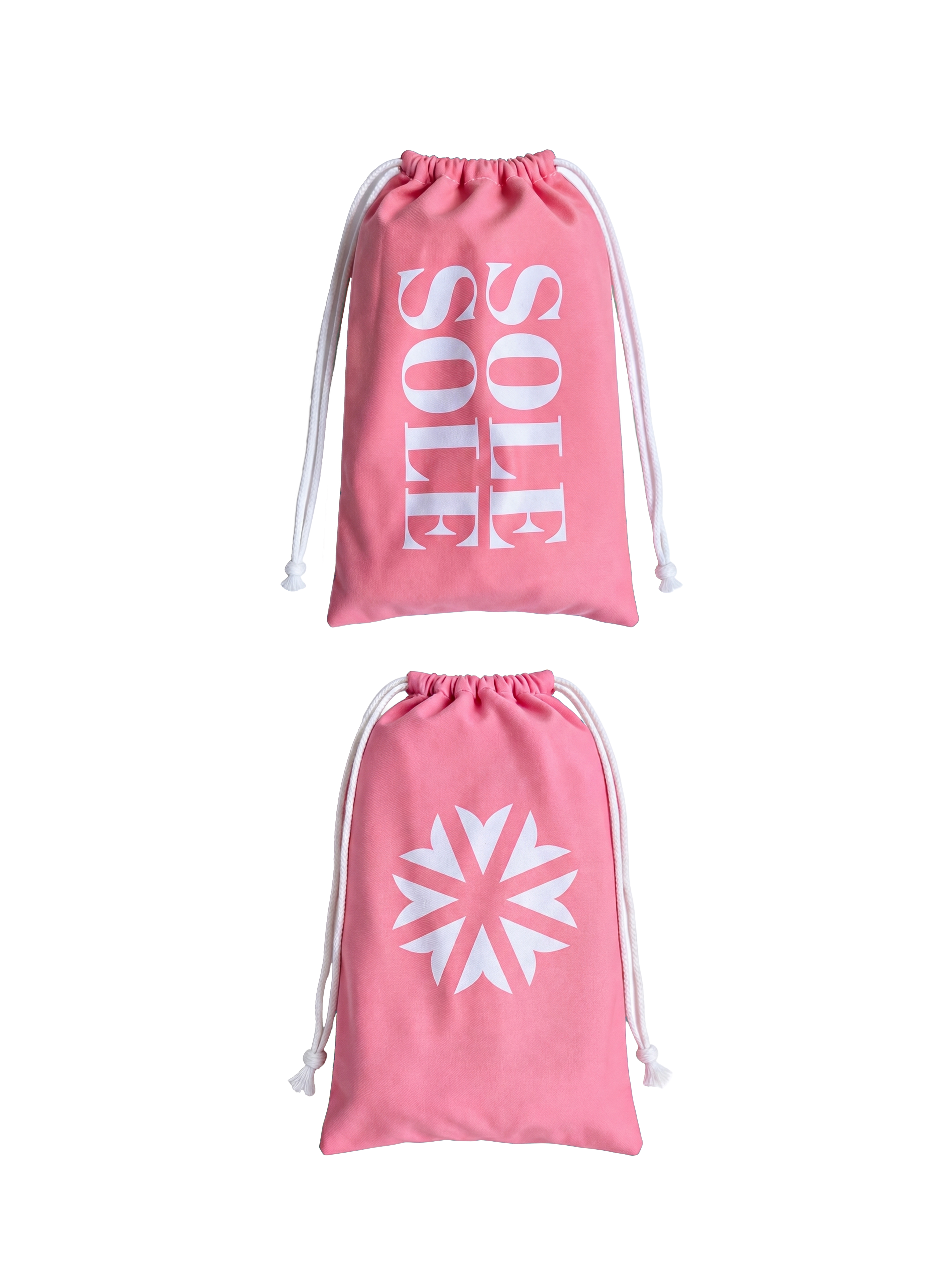 Compact travel bag for the ultra-light, paper-thin Salerno Travel Towel made from recycled materials